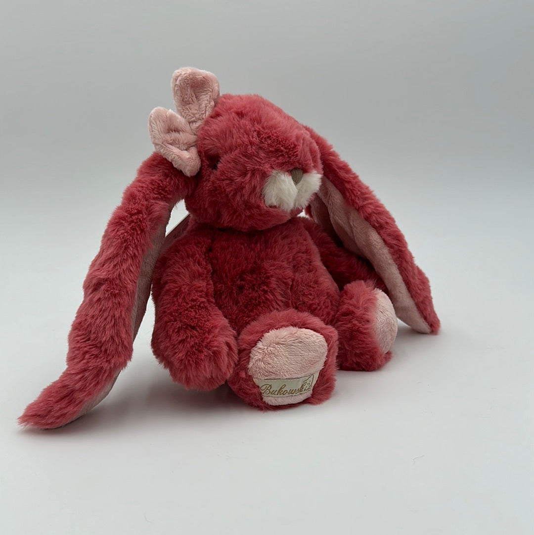 Peluche Lapin Rose Tulipe Bukowski - Friendly Kanina - Tulip Pink (30 cm)